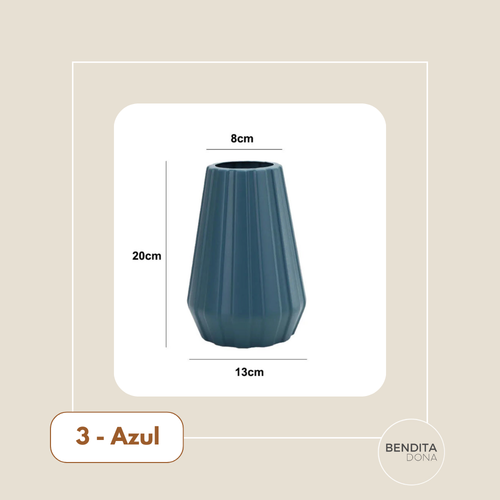 Vaso Nórdico Texturizado - Origami