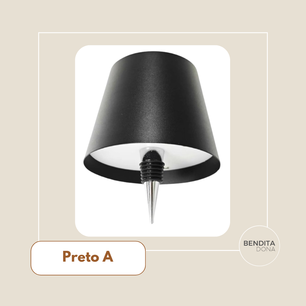 Luminária LED para Garrafas - Vintly