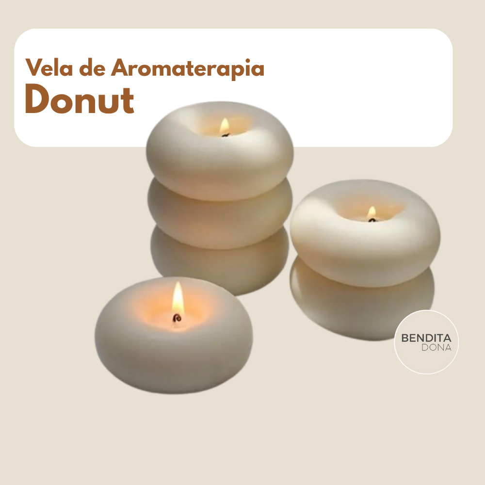 Vela de Aromaterapia - Donut