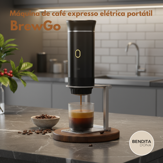 Máquina de café expresso elétrica portátil 3 em 1- BrewGo
