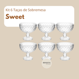 Kit 6 Taças de Sobremesa - Sweet