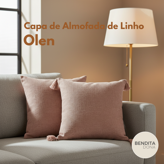 Capas de Almofada em Linho - Olen