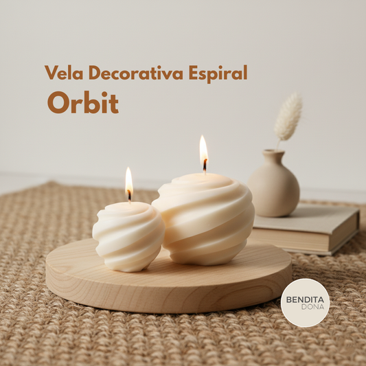 Vela Decorativa Espiral - Orbit