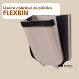 Lixeira dobrável de plástico - FlexBin
