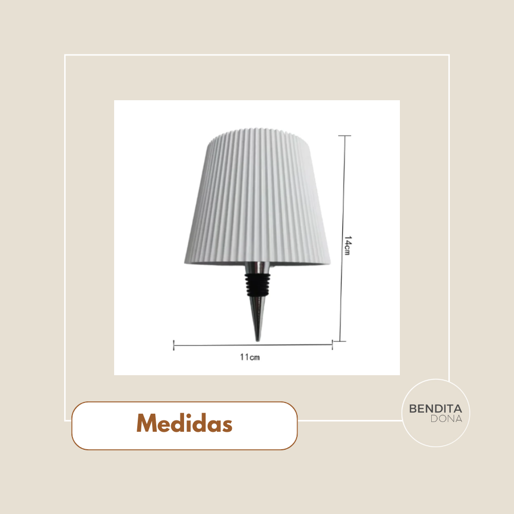 Luminária LED para Garrafas - Vintly