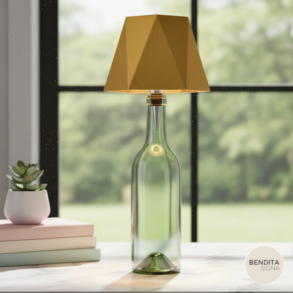Luminária LED para Garrafas - Vintly