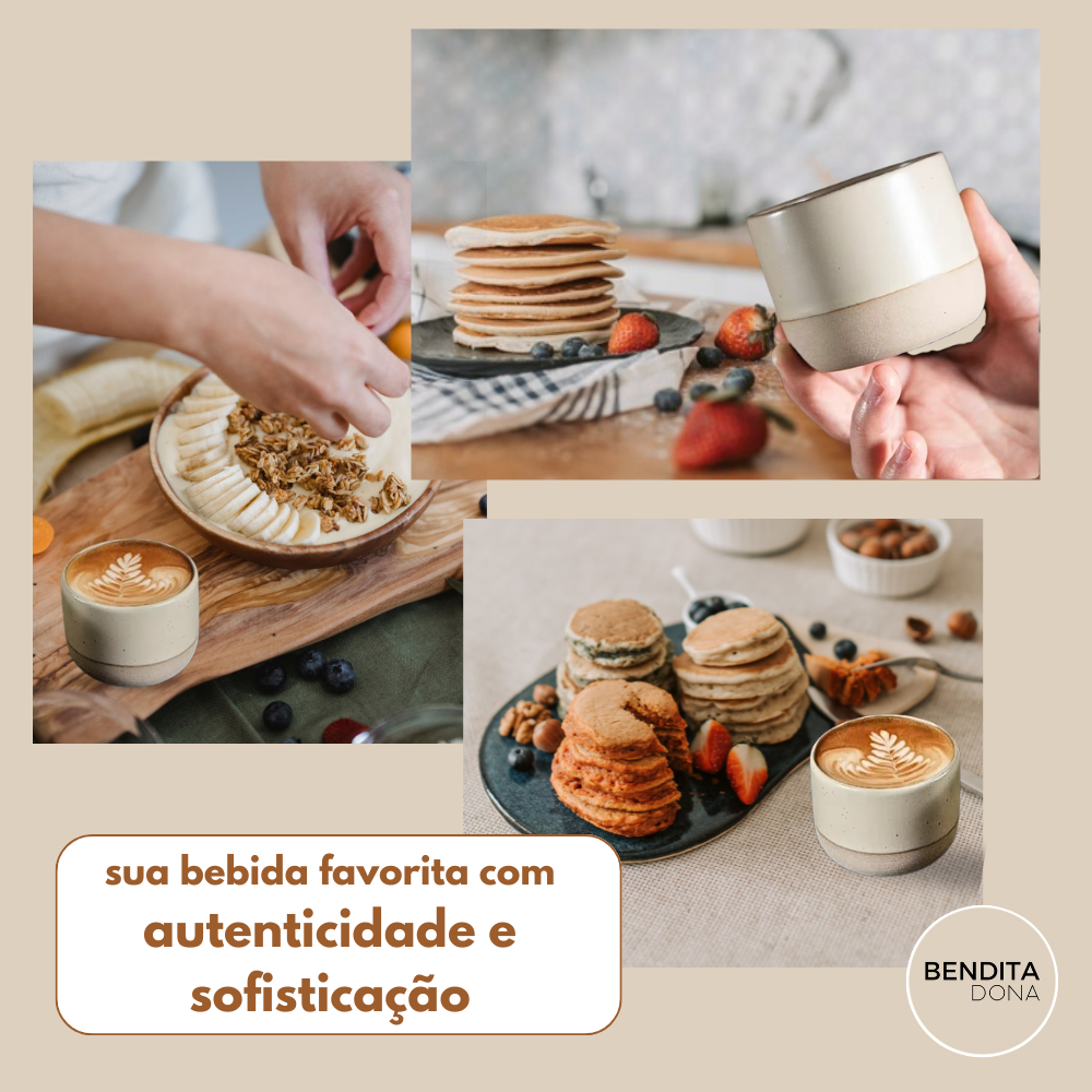 Xícara de Cerâmica Stoneware - Craft