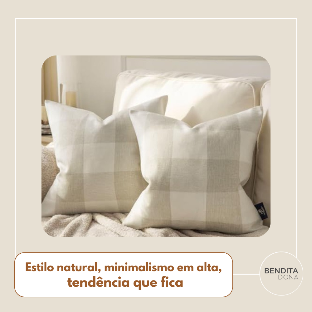 Capa de Almofada Atemporal - Simpla