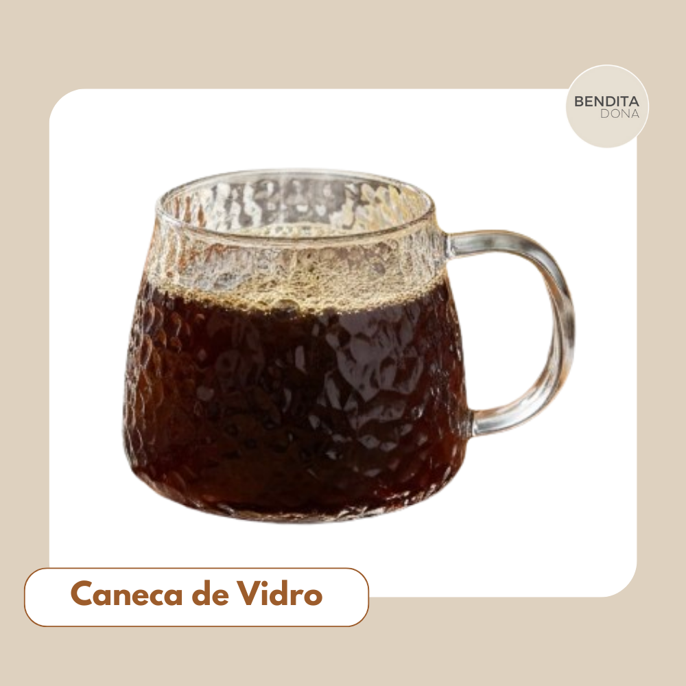 Caneca de Vidro Texturizada - Grit