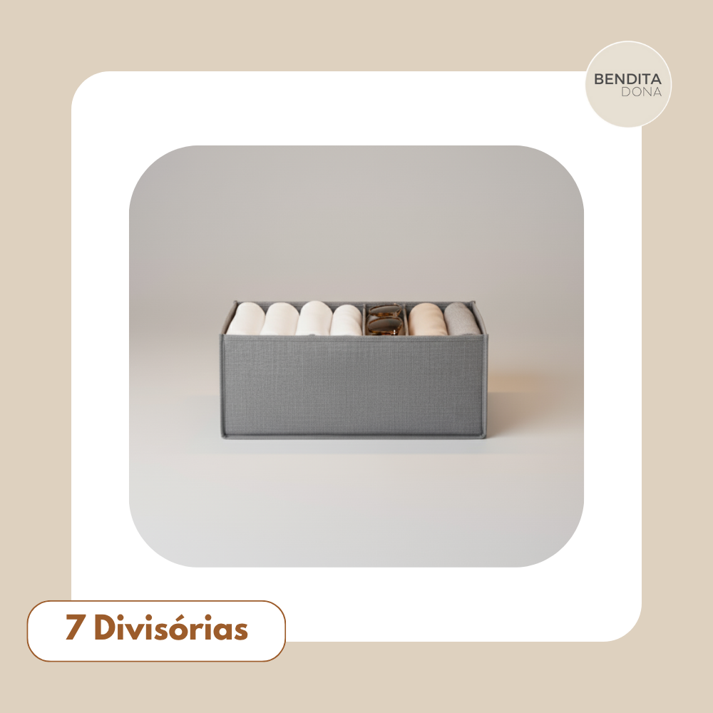 Caixa Organizadora de Roupa com Divisórias - Cubby