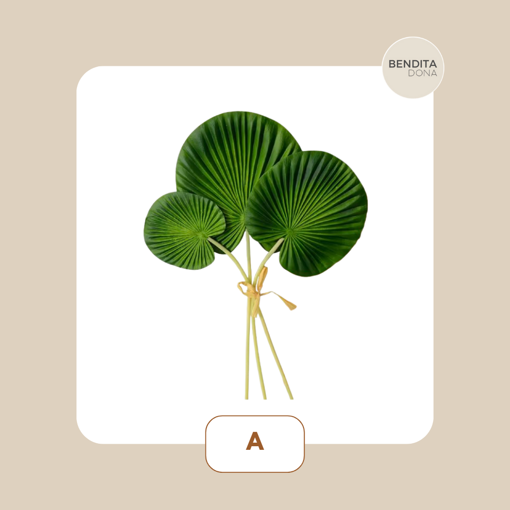 Folha de Palmeira Artificial Decorativa 3 peças - EverGreen