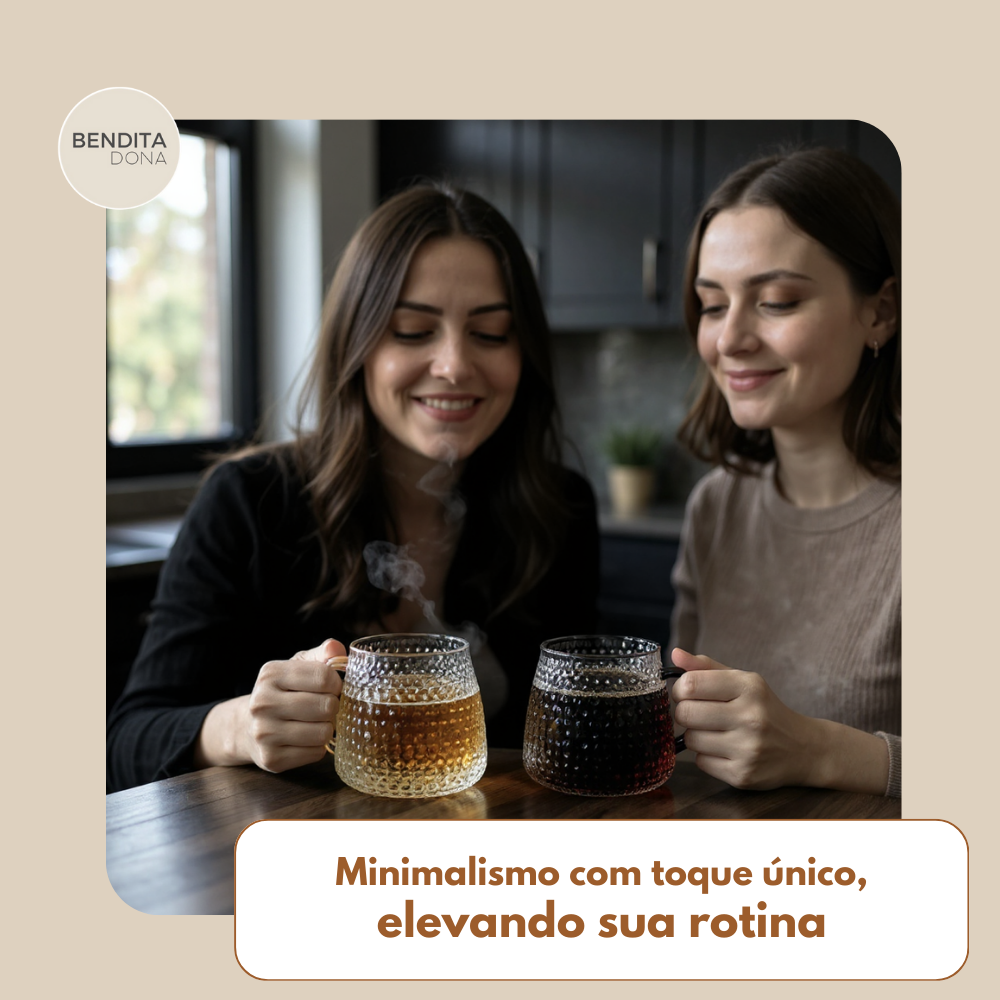 Caneca de Vidro Texturizada - Grit