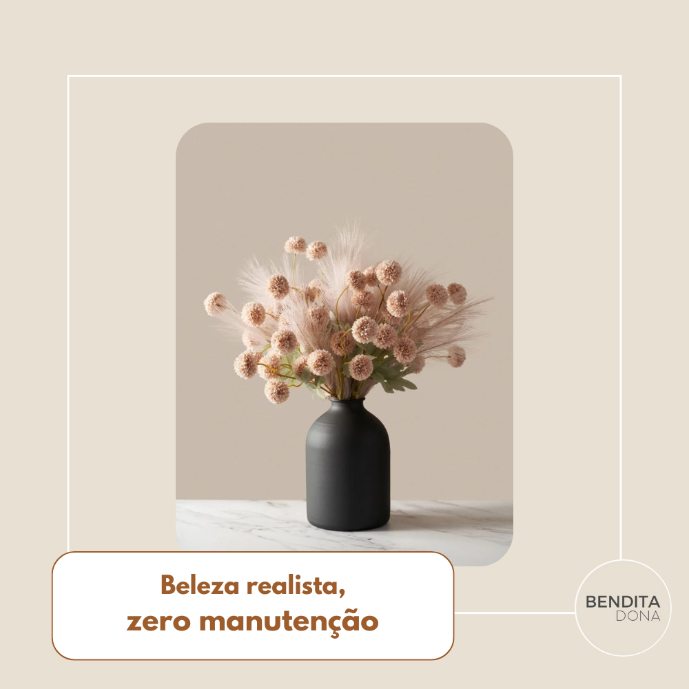 Buquê de Mini Crisântemos Artificiais - Ivy