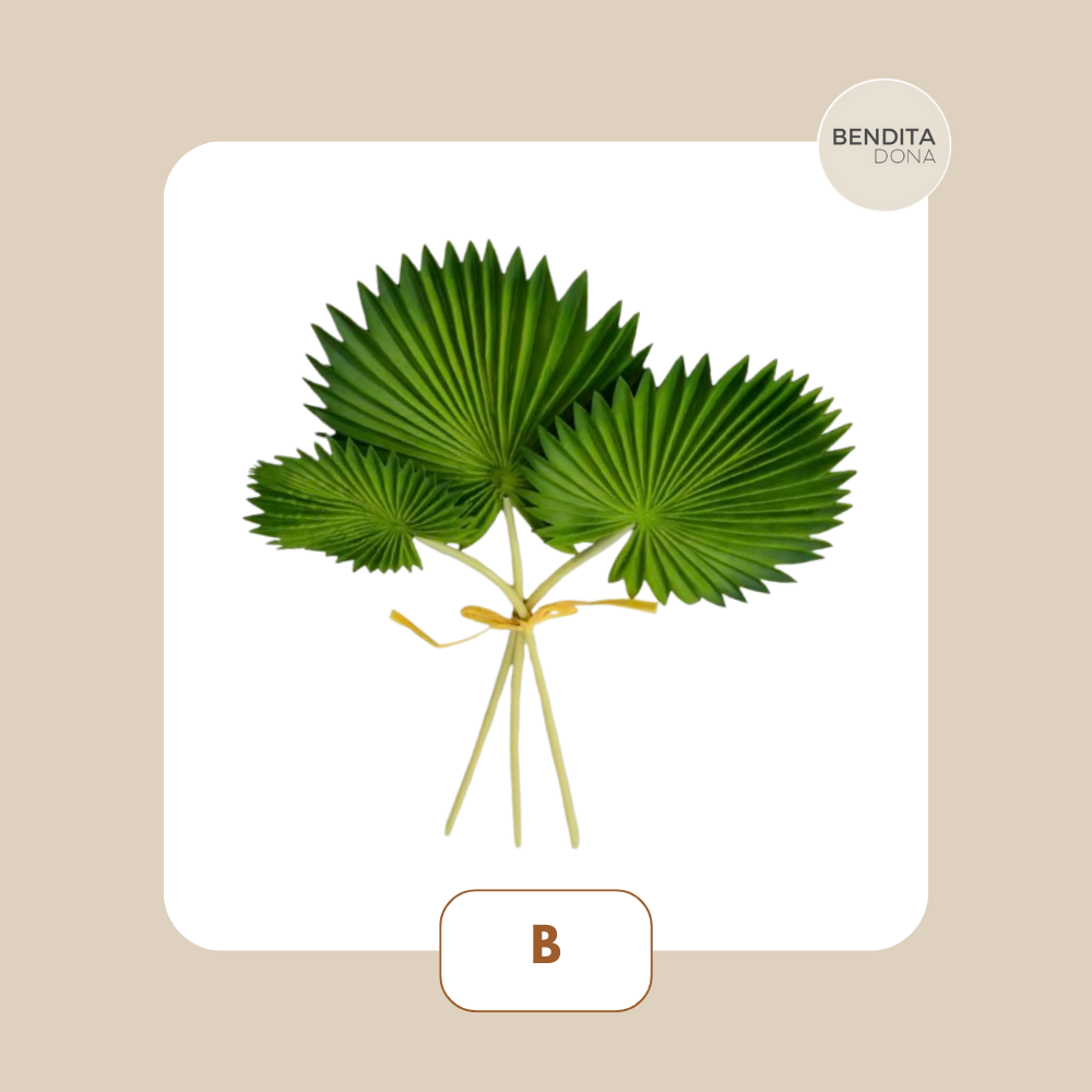 Folha de Palmeira Artificial Decorativa 3 peças - EverGreen