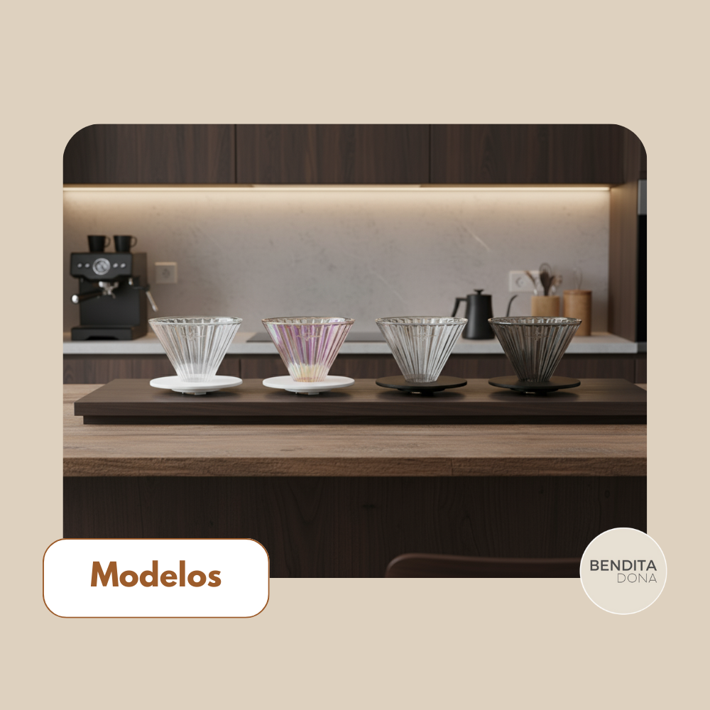 Gotejador de Café em Vidro 60° - Dripper