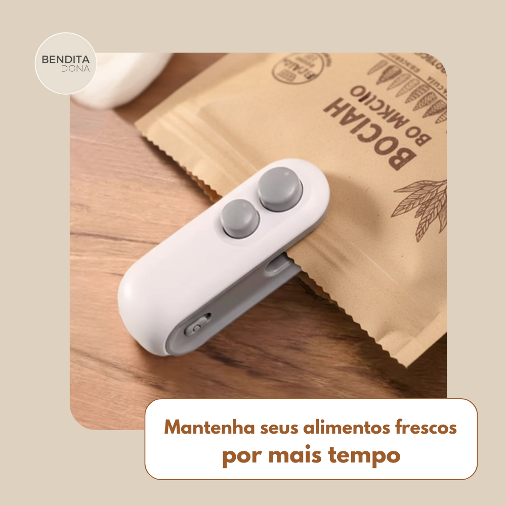 Mini Seladora de Embalagens Portátil – Packsy