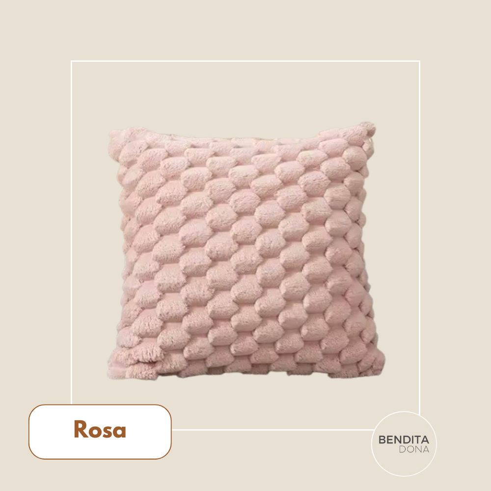 Capa de Almofada 3D de Pelúcia - Fluffy