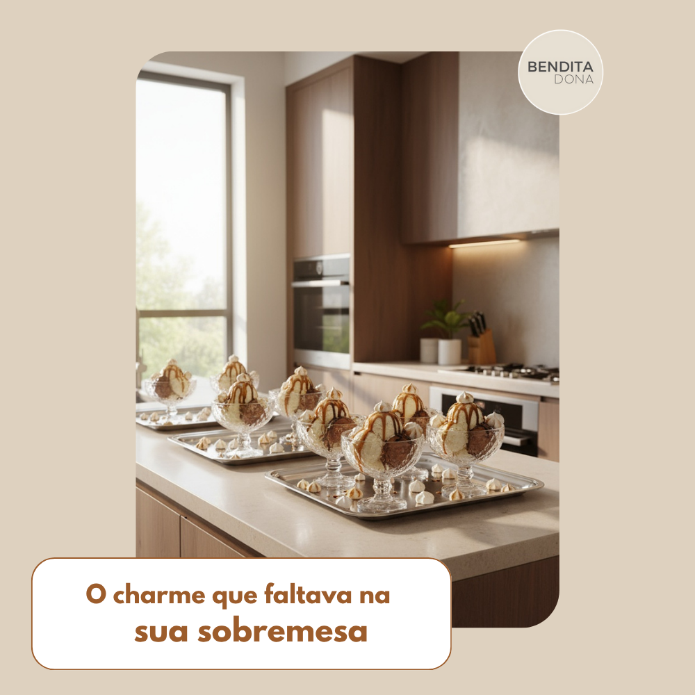 Kit 6 Taças de Sobremesa - Sweet