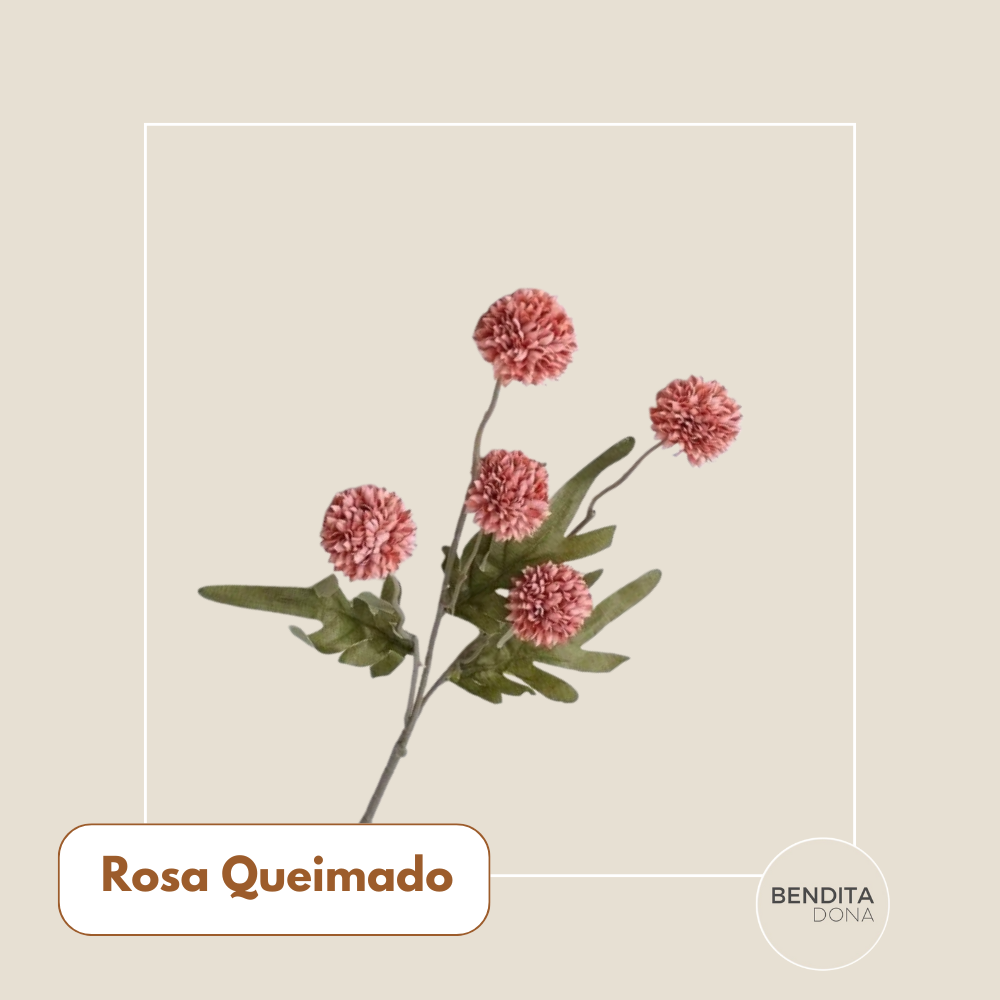 Buquê de Mini Crisântemos Artificiais - Ivy
