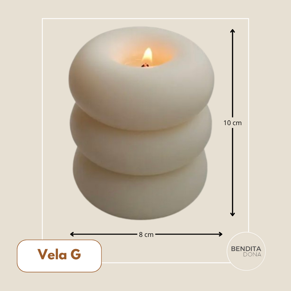 Vela de Aromaterapia - Donut