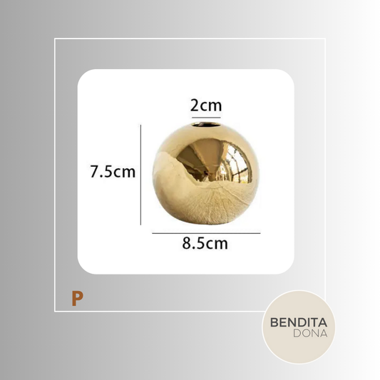 Vaso Gold Brilhante - Aura
