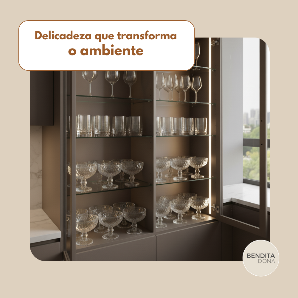 Kit 6 Taças de Sobremesa - Sweet