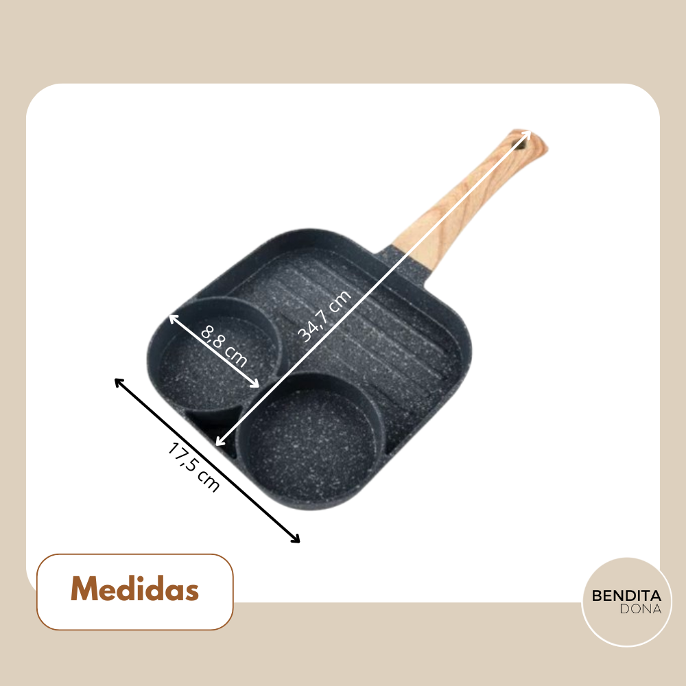 Frigideira Antiaderente Compacta 3 em 1 - TriChef