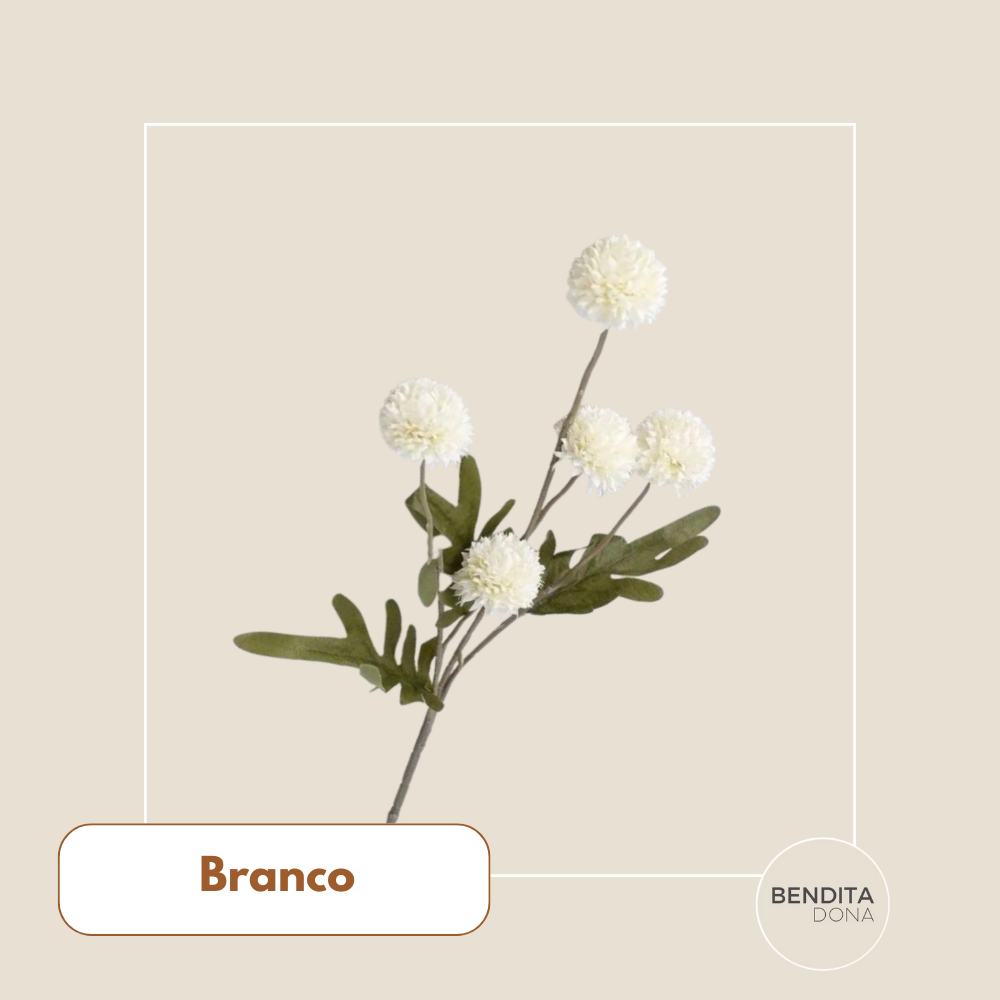 Buquê de Mini Crisântemos Artificiais - Ivy