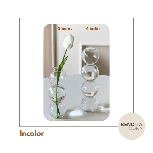 Vaso Decorativo de Vidro - Bubble