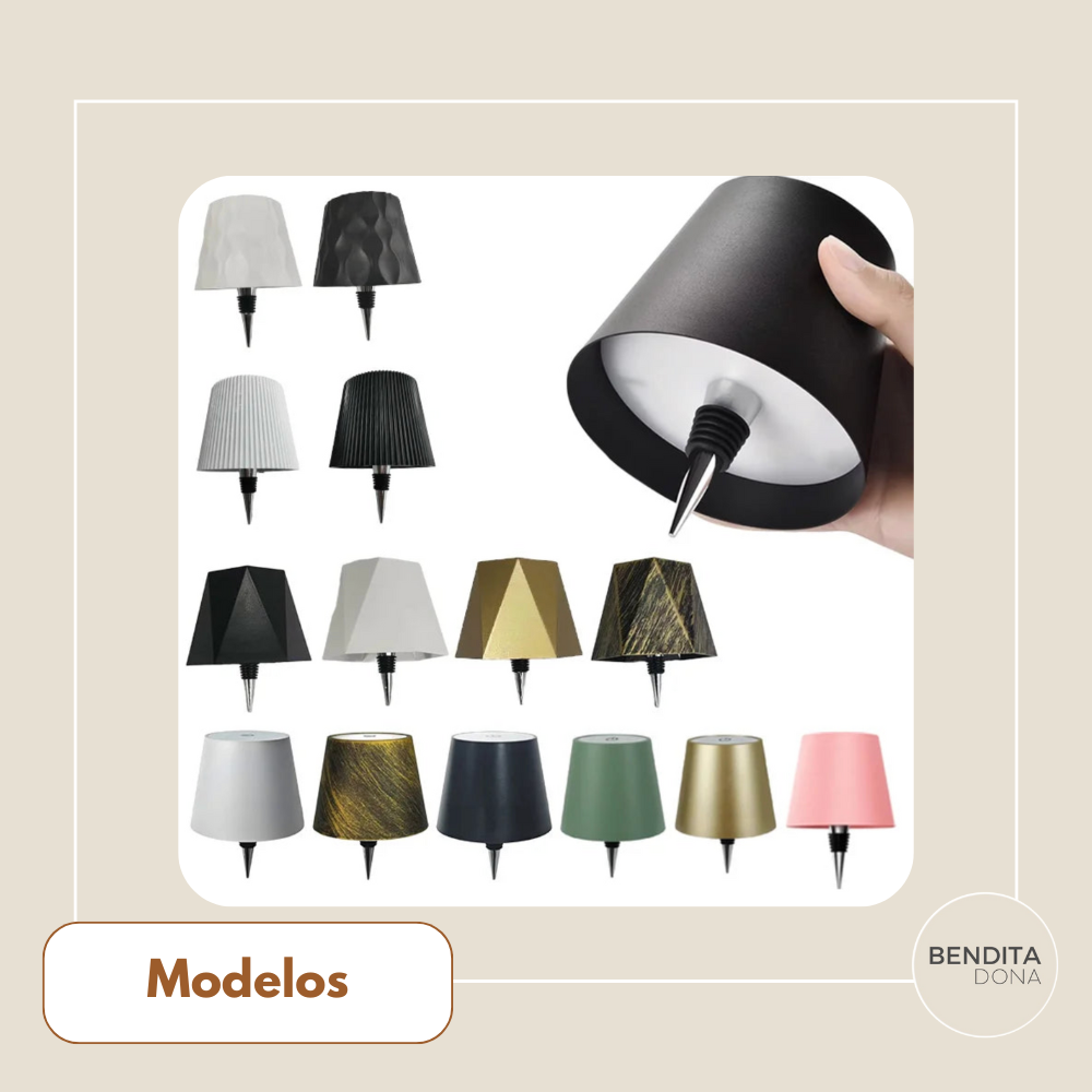 Luminária LED para Garrafas - Vintly