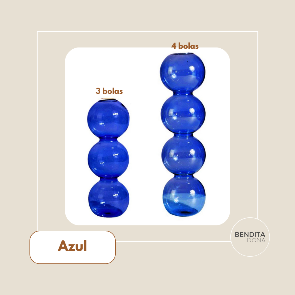 Vaso Decorativo de Vidro - Bubble