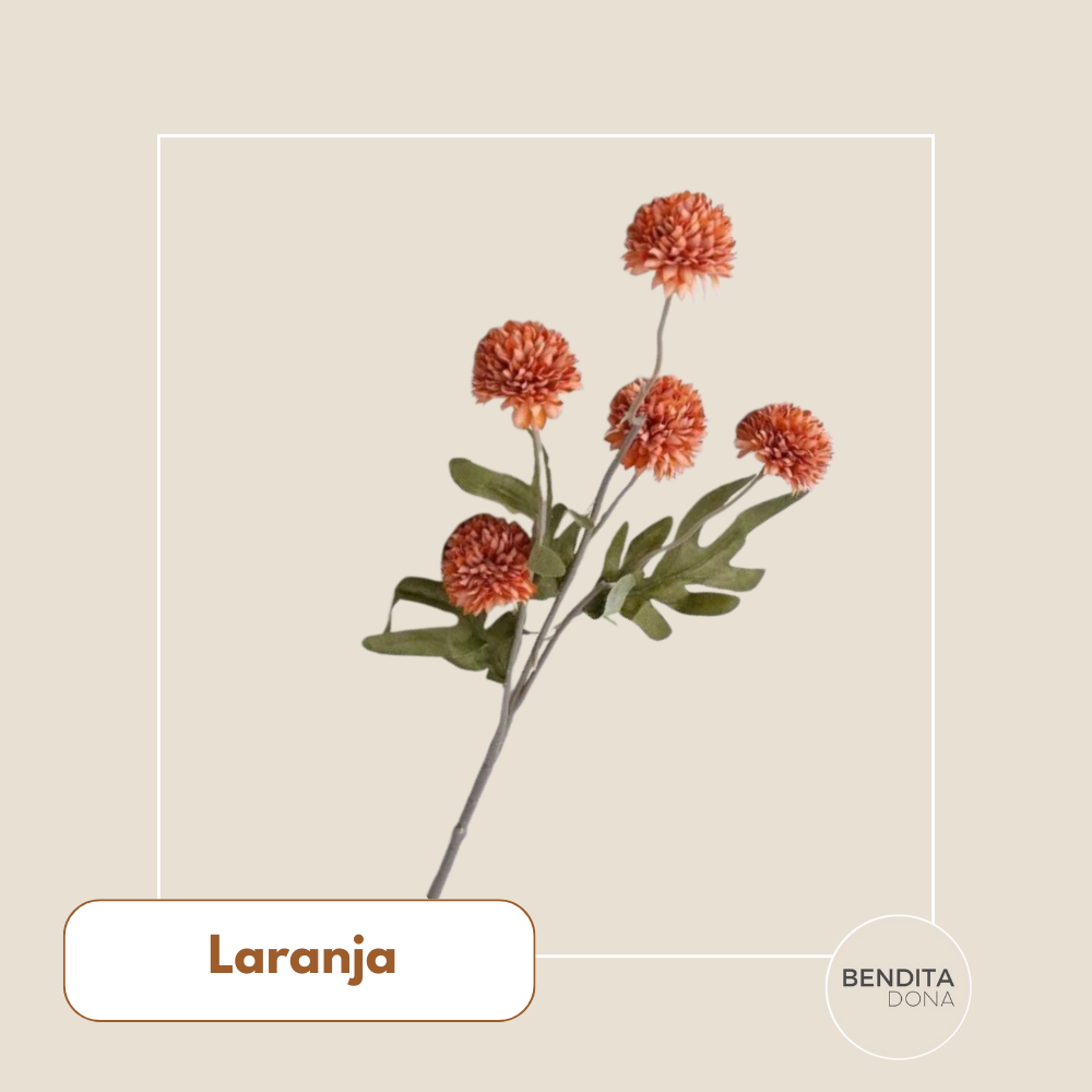 Buquê de Mini Crisântemos Artificiais - Ivy