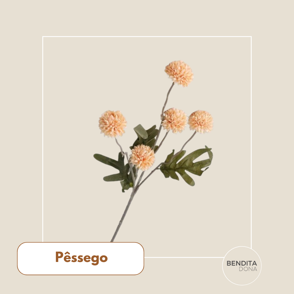 Buquê de Mini Crisântemos Artificiais - Ivy