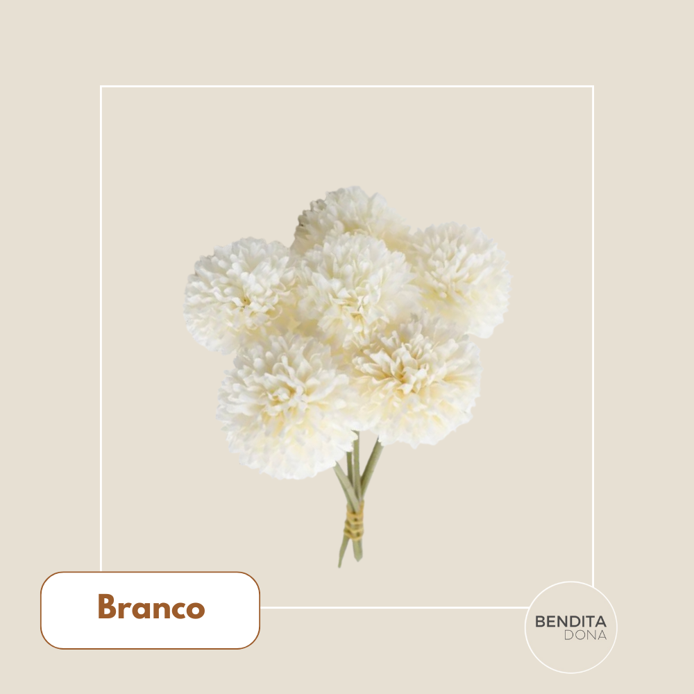 Buquê de Flores Artificiais de Hortênsia - Flowery