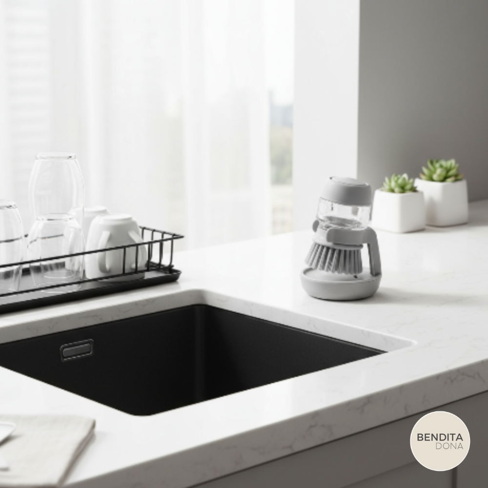 Escova com Dispenser de Sabão - Soapix