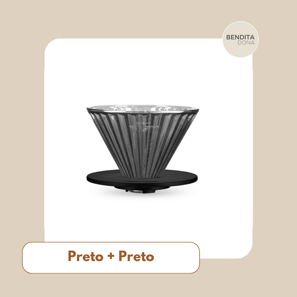 Gotejador de Café em Vidro 60° - Dripper