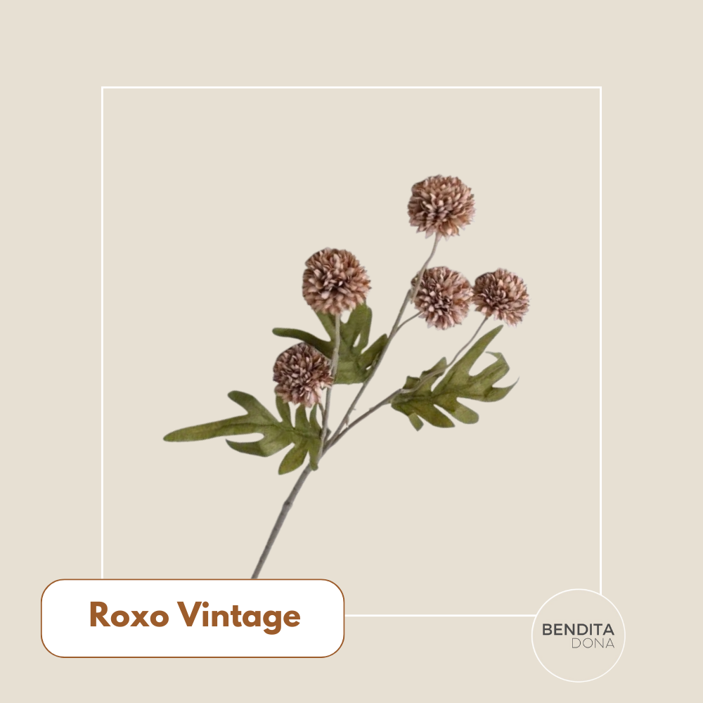 Buquê de Mini Crisântemos Artificiais - Ivy