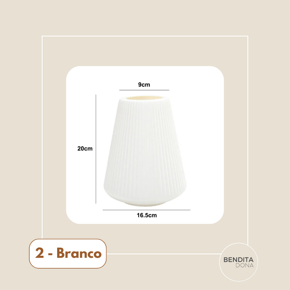 Vaso Nórdico Texturizado - Origami