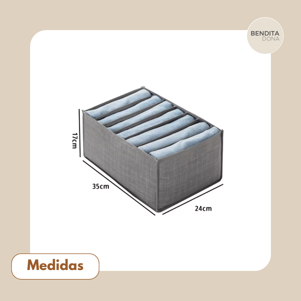 Caixa Organizadora de Roupa com Divisórias - Cubby
