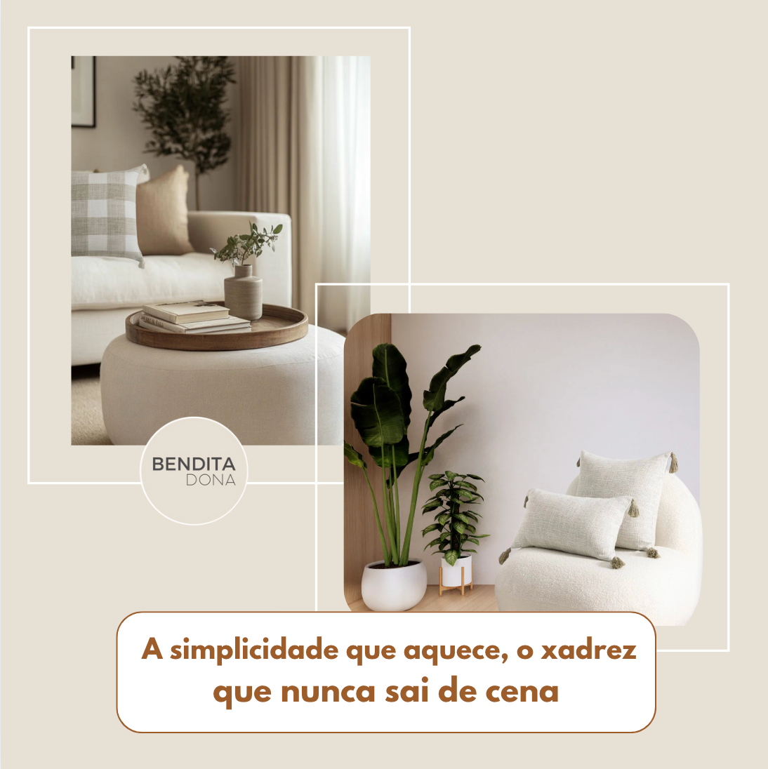 Capa de Almofada Atemporal - Simpla