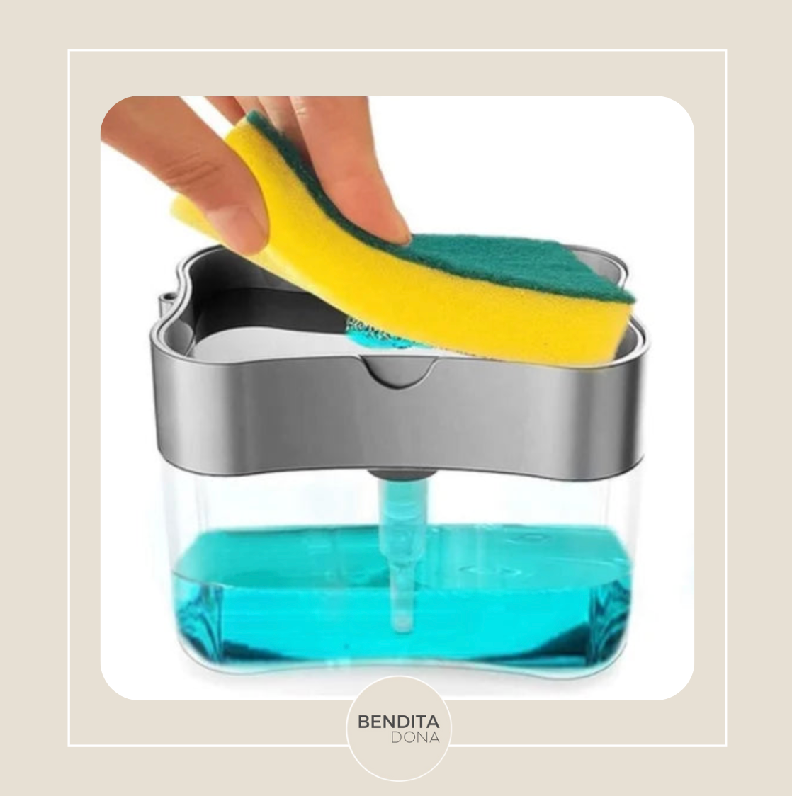 Dispenser de Detergente 2 em 1 - Tidy