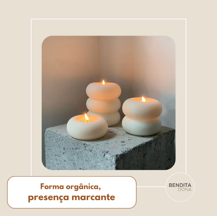Vela de Aromaterapia - Donut