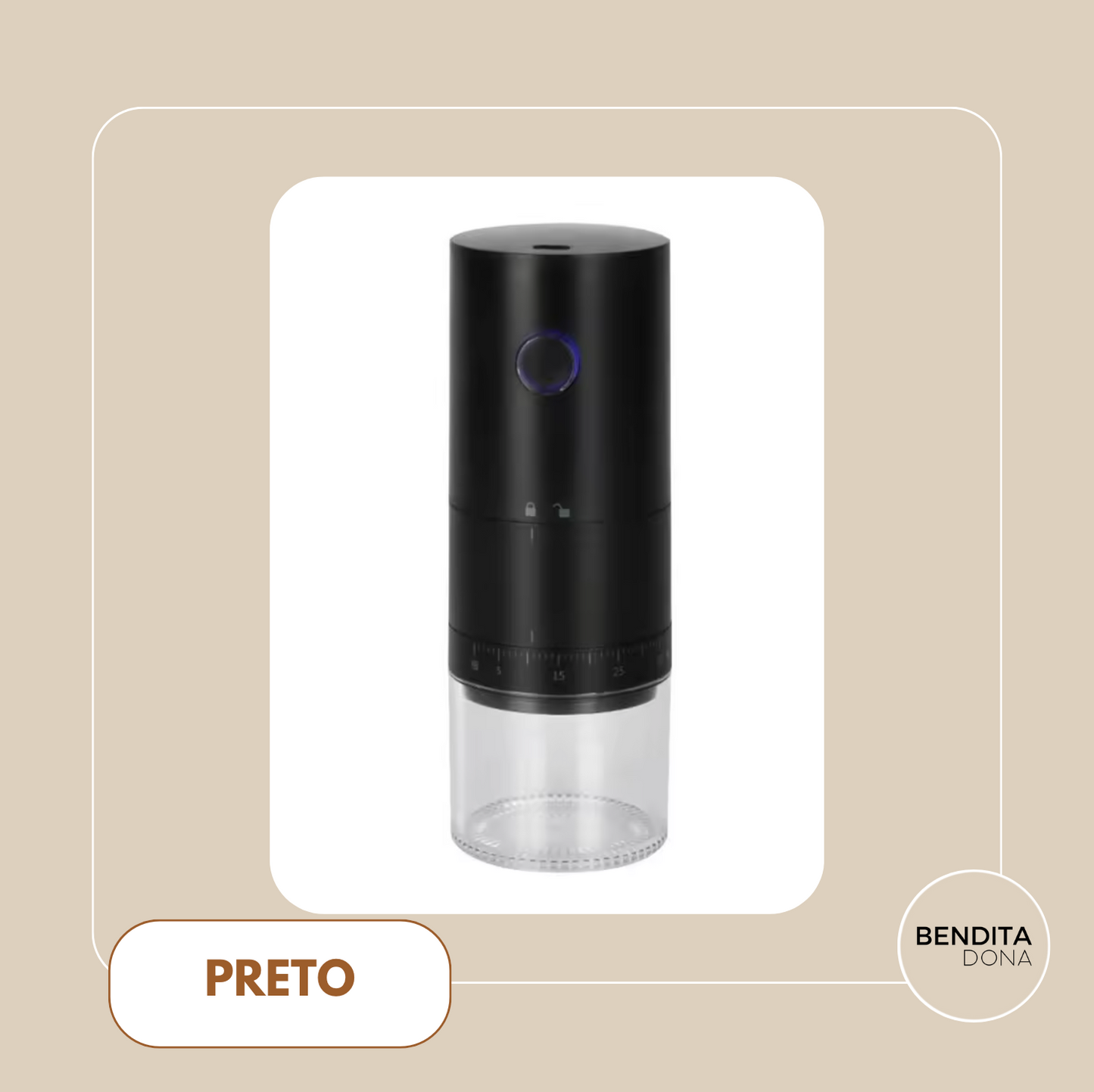 Moedor Portátil Elétrico de Café - FRESHY