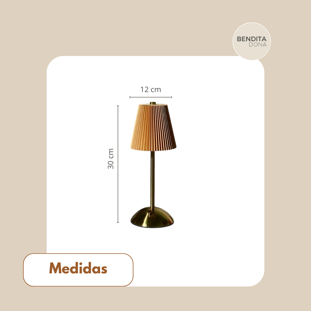 Luminária LED de Mesa Recarregável- Brillex