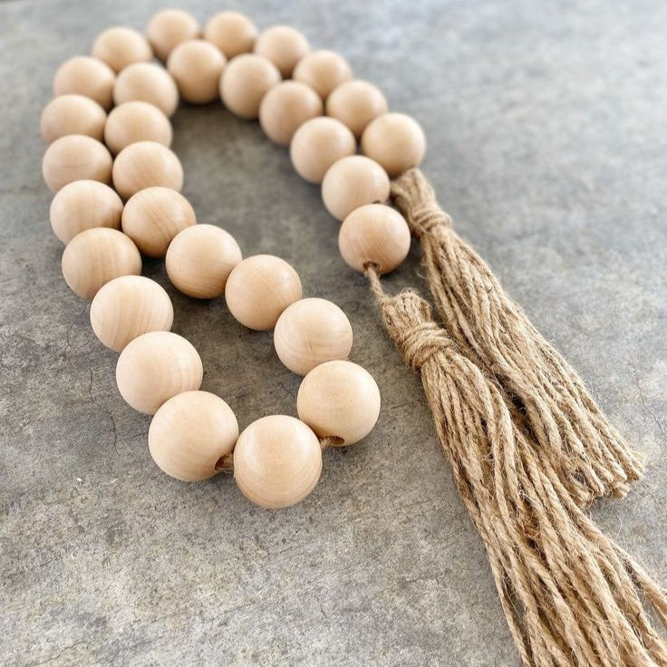 Colar de Miçangas de Madeira - Oakra