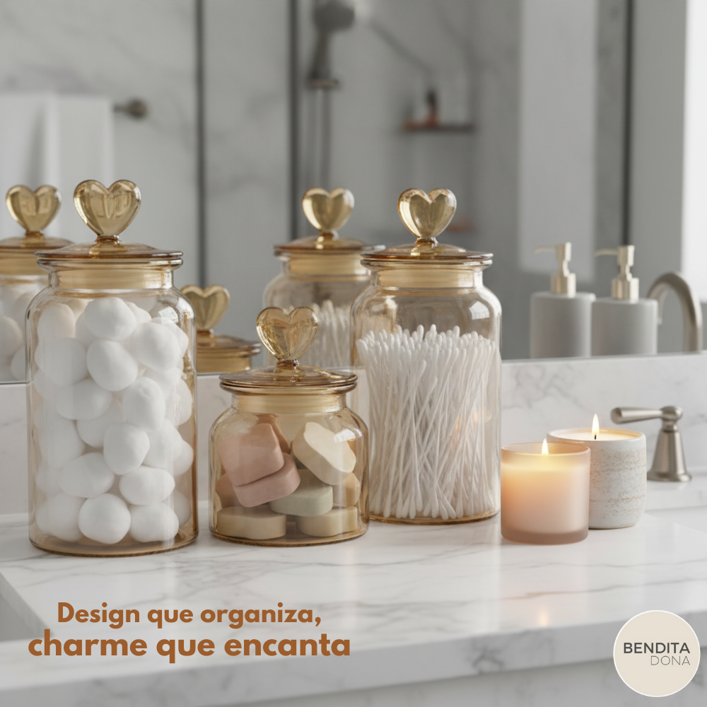 Pote de Vidro com Tampa Hermética - Glassic