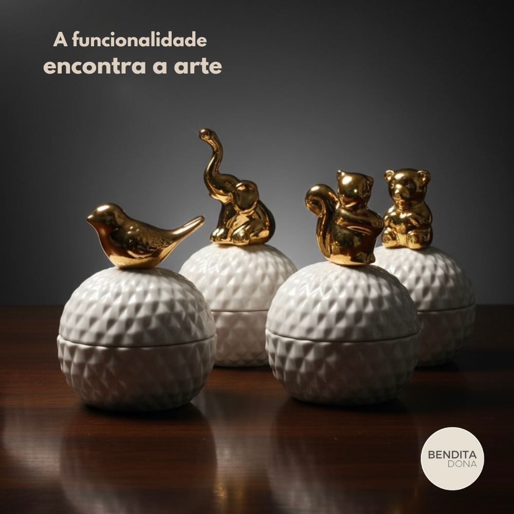 Pote de Cerâmica Estilo Europeu - Nook