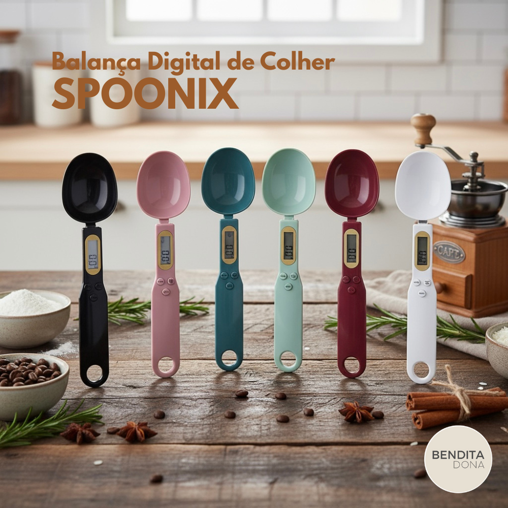 Balança Digital de Colher - SPOONIX