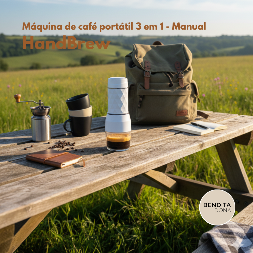 Máquina de café portátil 3 em 1  - HandBrew