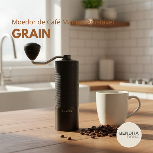 Moedor de Café Manual Ajustável - Grain